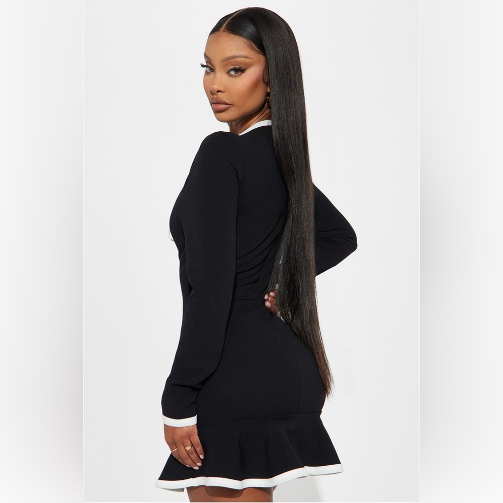 Set The Bar Long Sleeve Mini Dress - Picture 3 of 3